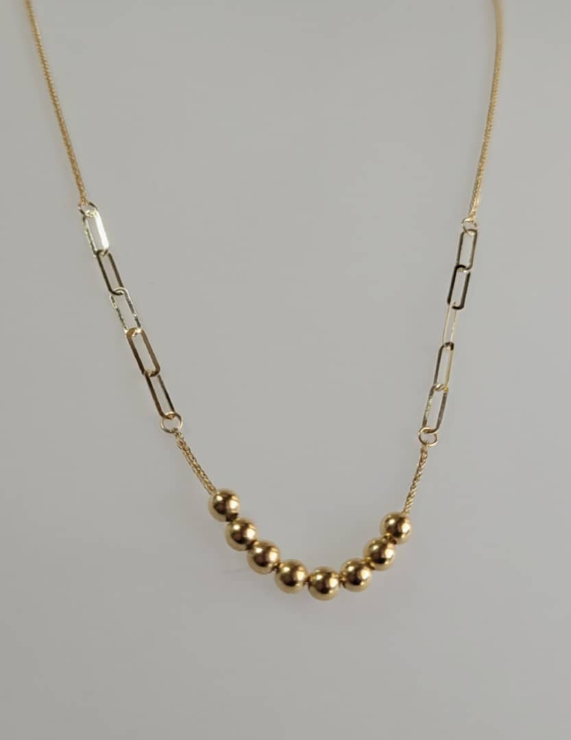 گردنبند طلا مینیمال کد 15