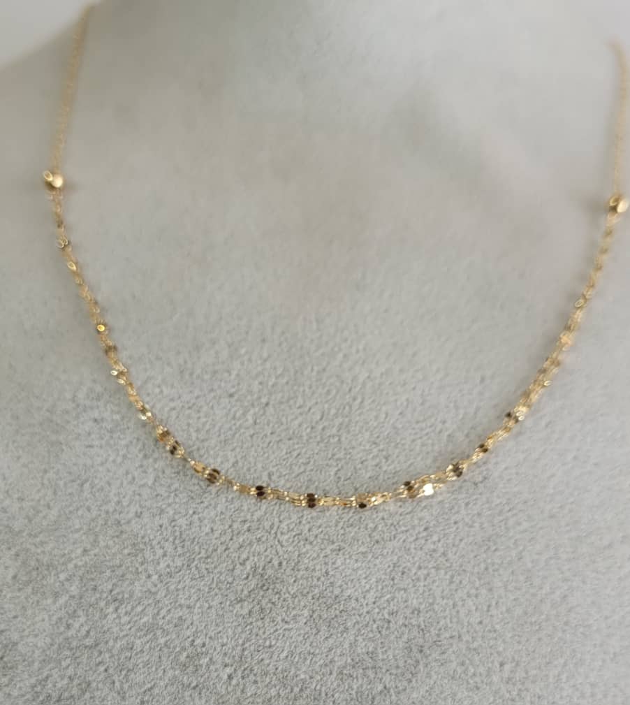 گردنبند طلا مینیمال کد 14