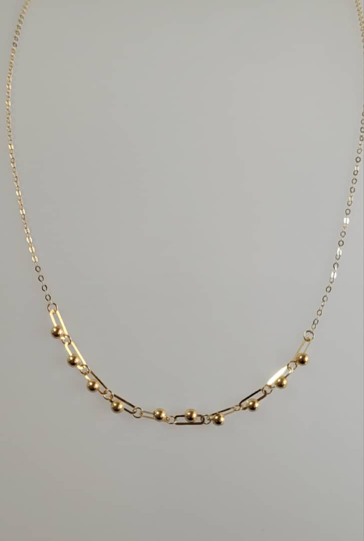 گردنبند طلا مینیمال کد 17